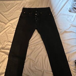 Black 501 Levi jeans